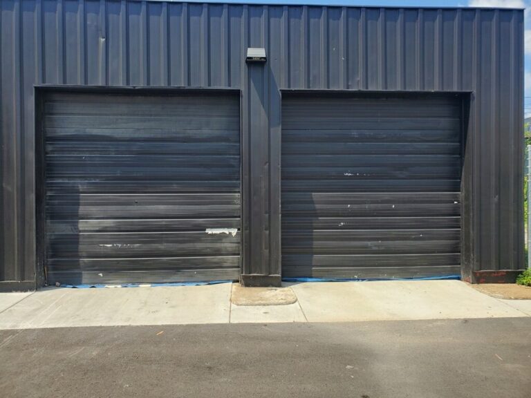 Old Commercial Steel Door